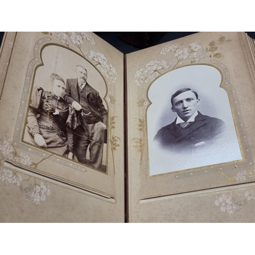 237 - WITHDRAWN FROM SALE CARTE DE VISITE: a large collection housed in 7 albums: together with an old pre... 