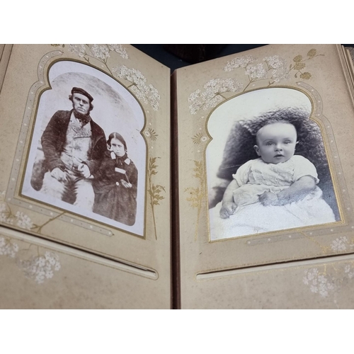 237 - WITHDRAWN FROM SALE CARTE DE VISITE: a large collection housed in 7 albums: together with an old pre... 