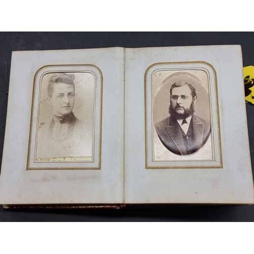 237 - WITHDRAWN FROM SALE CARTE DE VISITE: a large collection housed in 7 albums: together with an old pre... 