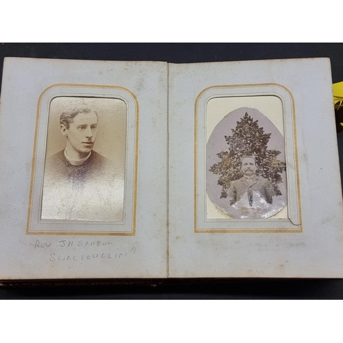 237 - WITHDRAWN FROM SALE CARTE DE VISITE: a large collection housed in 7 albums: together with an old pre... 