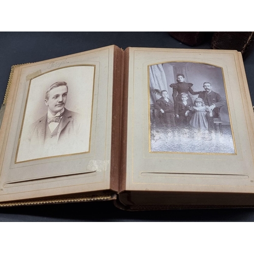 237 - WITHDRAWN FROM SALE CARTE DE VISITE: a large collection housed in 7 albums: together with an old pre... 