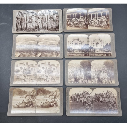 238 - STEREOCARDS: collection of boxed stereo views by Underwood & Underwood, including Egypt: Pa... 