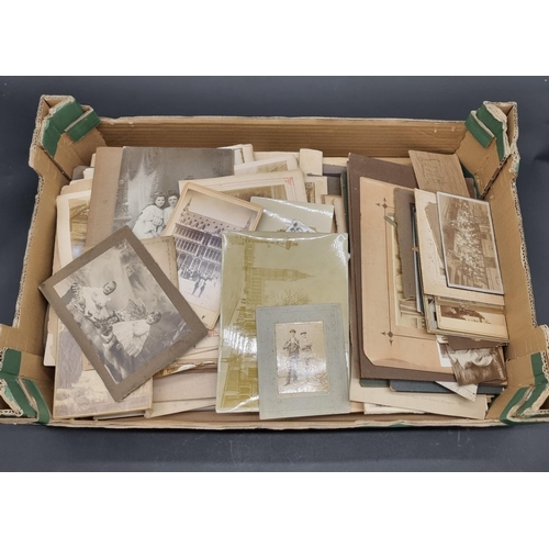 239 - MISC. PHOTOGRAPHS: a quantity in box, largely 19th-early 20thc. (Box)