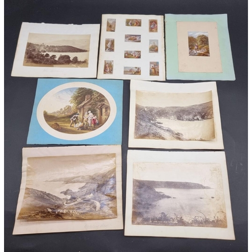 245 - CARTE DE VISITE: group of approx 129 carte de visite photographs to include many British topographic... 