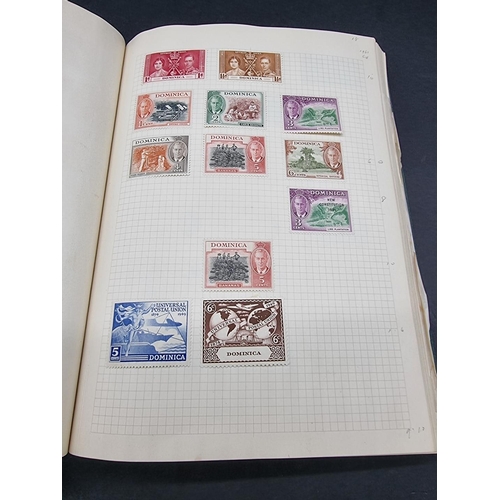 246 - A MIXED LOT: to include photograph albums, cigarette cards and stamps, plus a manuscript bill for ca... 