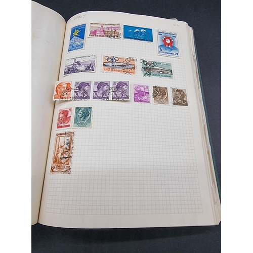 246 - A MIXED LOT: to include photograph albums, cigarette cards and stamps, plus a manuscript bill for ca... 