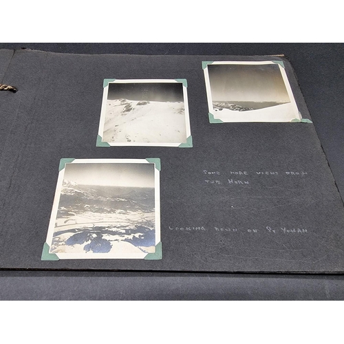 246 - A MIXED LOT: to include photograph albums, cigarette cards and stamps, plus a manuscript bill for ca... 