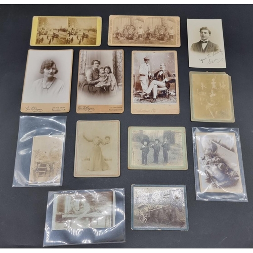 248 - PHOTOGRAPHY: a group of 12 albumen-print photographs, late 19th-early 20thc to include post-mortem i... 