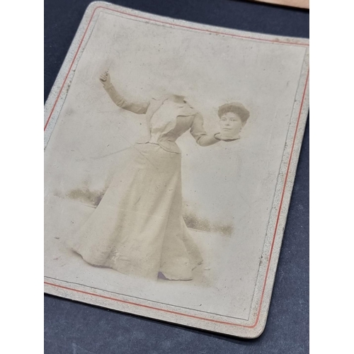 248 - PHOTOGRAPHY: a group of 12 albumen-print photographs, late 19th-early 20thc to include post-mortem i... 