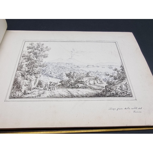 25 - SENAPE (Antonio, 1788-1850): Italian Grand Tour Sketchbook: an album of 49 fine sketches of Naples a... 