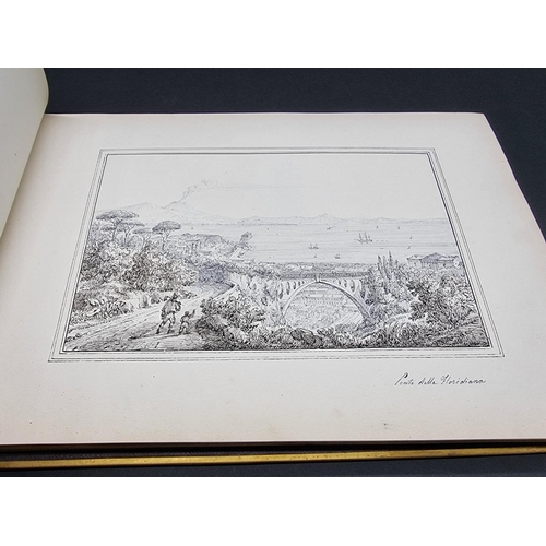 25 - SENAPE (Antonio, 1788-1850): Italian Grand Tour Sketchbook: an album of 49 fine sketches of Naples a... 