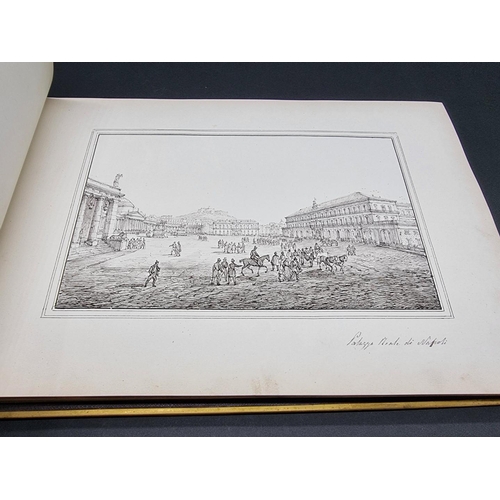 25 - SENAPE (Antonio, 1788-1850): Italian Grand Tour Sketchbook: an album of 49 fine sketches of Naples a... 