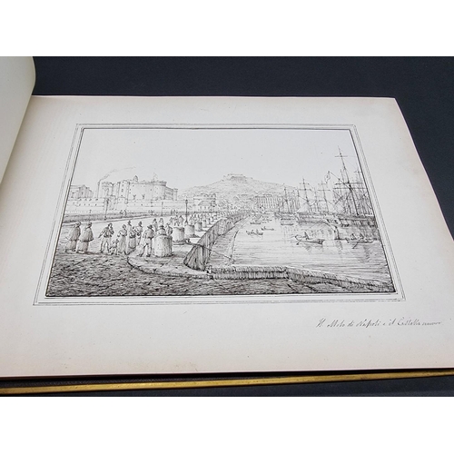 25 - SENAPE (Antonio, 1788-1850): Italian Grand Tour Sketchbook: an album of 49 fine sketches of Naples a... 