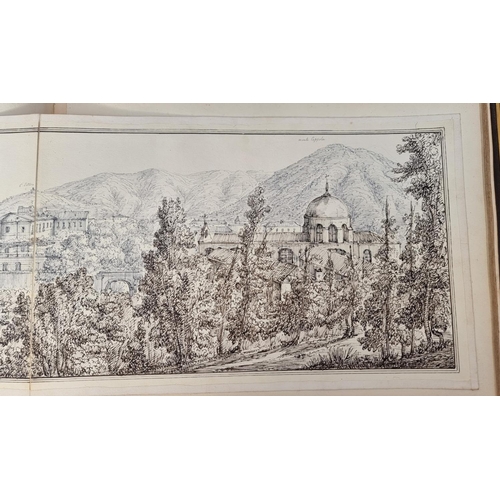 25 - SENAPE (Antonio, 1788-1850): Italian Grand Tour Sketchbook: an album of 49 fine sketches of Naples a... 