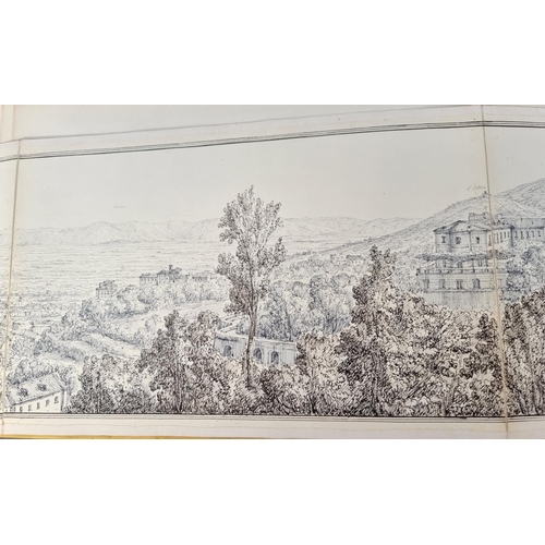 25 - SENAPE (Antonio, 1788-1850): Italian Grand Tour Sketchbook: an album of 49 fine sketches of Naples a... 