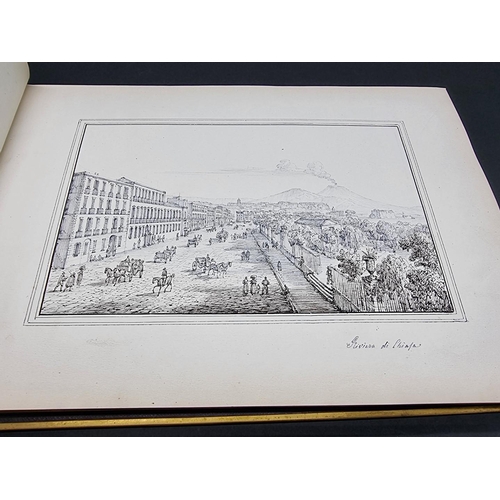 25 - SENAPE (Antonio, 1788-1850): Italian Grand Tour Sketchbook: an album of 49 fine sketches of Naples a... 