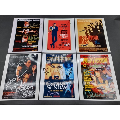 250 - AUTOGRAPHS/EPHEMERA: a mixed collection in box, to include a reduced copy of James Bond 'Goldfi... 