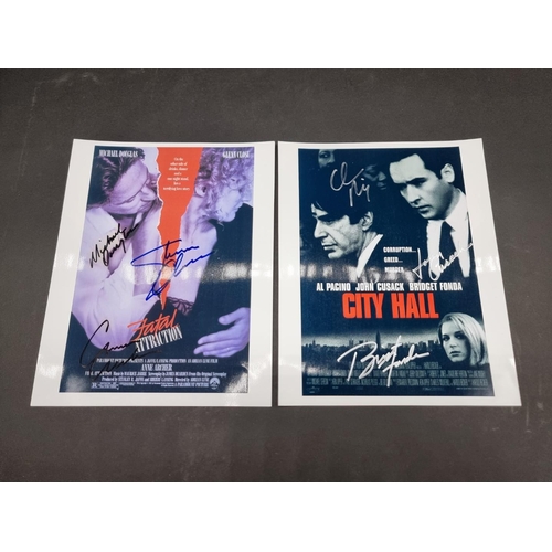 250 - AUTOGRAPHS/EPHEMERA: a mixed collection in box, to include a reduced copy of James Bond 'Goldfi... 