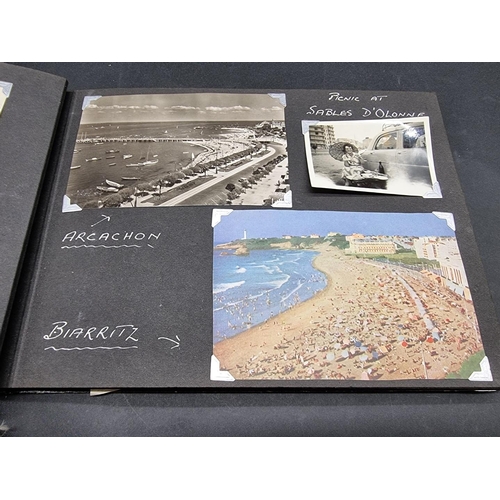 253 - PHOTOGRAPH ALBUMS: an early 20thc album of window mounted photographs, European tour: five mid-... 