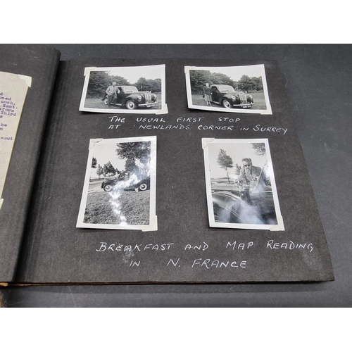 253 - PHOTOGRAPH ALBUMS: an early 20thc album of window mounted photographs, European tour: five mid-... 