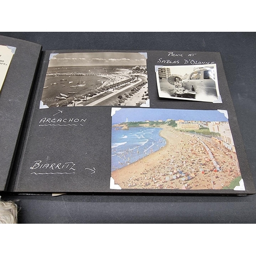 253 - PHOTOGRAPH ALBUMS: an early 20thc album of window mounted photographs, European tour: five mid-... 