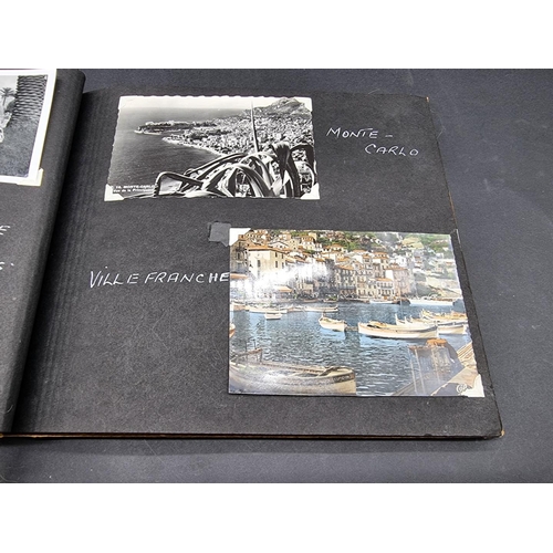 253 - PHOTOGRAPH ALBUMS: an early 20thc album of window mounted photographs, European tour: five mid-... 