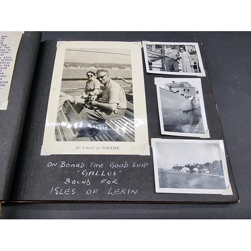 253 - PHOTOGRAPH ALBUMS: an early 20thc album of window mounted photographs, European tour: five mid-... 