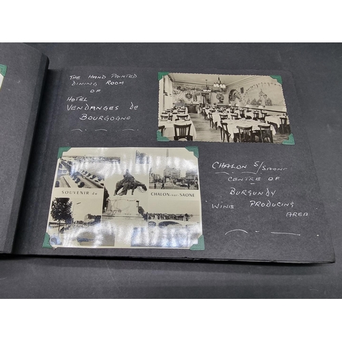 253 - PHOTOGRAPH ALBUMS: an early 20thc album of window mounted photographs, European tour: five mid-... 