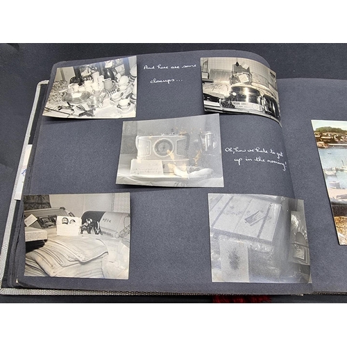 253 - PHOTOGRAPH ALBUMS: an early 20thc album of window mounted photographs, European tour: five mid-... 