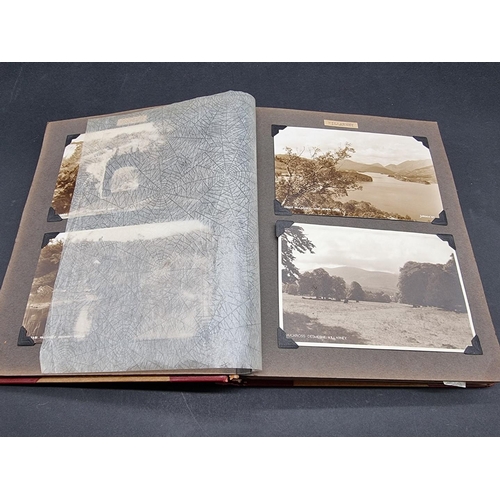 253 - PHOTOGRAPH ALBUMS: an early 20thc album of window mounted photographs, European tour: five mid-... 