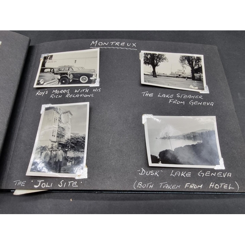 253 - PHOTOGRAPH ALBUMS: an early 20thc album of window mounted photographs, European tour: five mid-... 