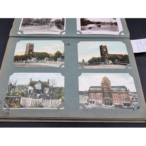 267 - POSTCARDS: good mixed collection of approx 750 postcards in 3 albums, chiefly UK topographical,... 