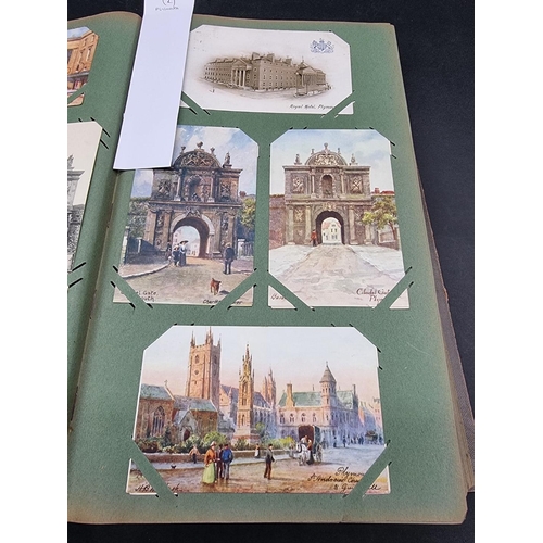 269 - POSTCARDS: PLYMOUTH: collection of 480+ postcards, Plymouth and environs, corner mounted in 2 v... 