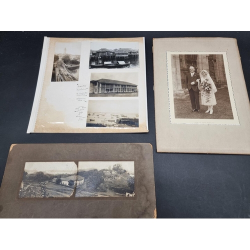 271 - PHOTOGRAPHS AND EPHEMERA: a large quantity in box, to include vintage photographs of Singapore.... 