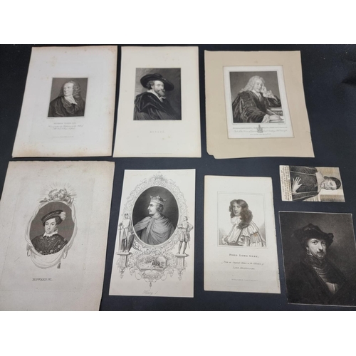 273 - PRINTS & ENGRAVINGS: quantity in box, largely 18th-19thc, various sizes and subjects. (Box)... 