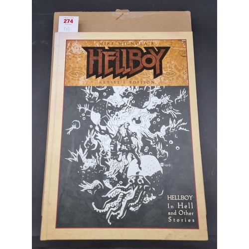 274 - GRAPHIC ART: MIGNOLA (Mike): 'Hellboy...Hellboy in Hell and Other Stories': Artist's Edition, 2014: ... 