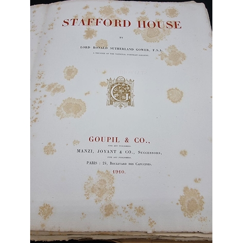 275 - GOWER (Lord Ronald Sutherland): 'Great English Collections: Stafford House': Paris, Goupil &... 