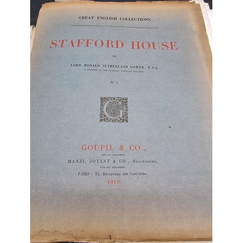 275 - GOWER (Lord Ronald Sutherland): 'Great English Collections: Stafford House': Paris, Goupil &... 