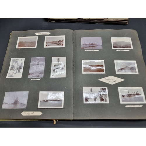 29 - INDIA: group of 3 photograph albums, c.1915-1917: military and civilian life inc. photos of The... 