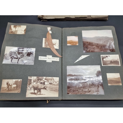 29 - INDIA: group of 3 photograph albums, c.1915-1917: military and civilian life inc. photos of The... 