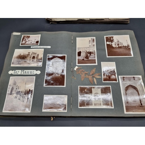 29 - INDIA: group of 3 photograph albums, c.1915-1917: military and civilian life inc. photos of The... 