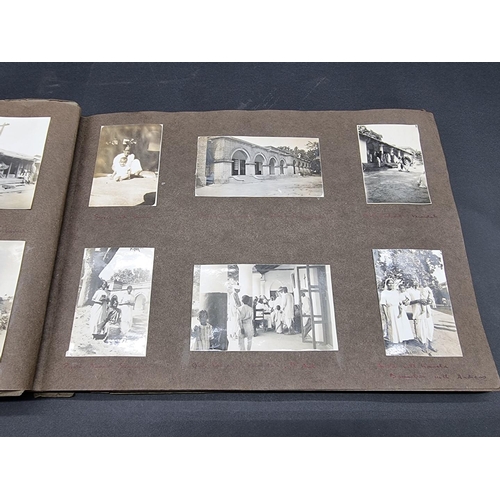 29 - INDIA: group of 3 photograph albums, c.1915-1917: military and civilian life inc. photos of The... 