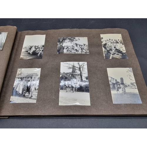 29 - INDIA: group of 3 photograph albums, c.1915-1917: military and civilian life inc. photos of The... 