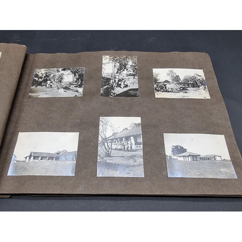 29 - INDIA: group of 3 photograph albums, c.1915-1917: military and civilian life inc. photos of The... 