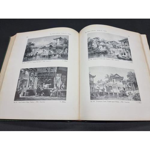 30 - ORANGE (James): 'The Chater Collection..pictures relating to China, Hong Kong, Macao, 1655-1860; wit... 