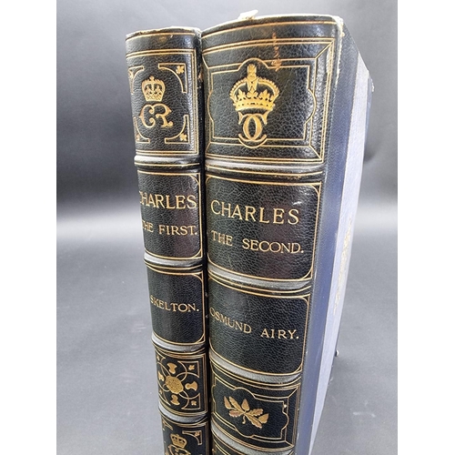 34 - BUMPUS BINDINGS: SKELTON (Sir John): 'Charles I': Goupil & Co, 1898: contemporary blue crus... 