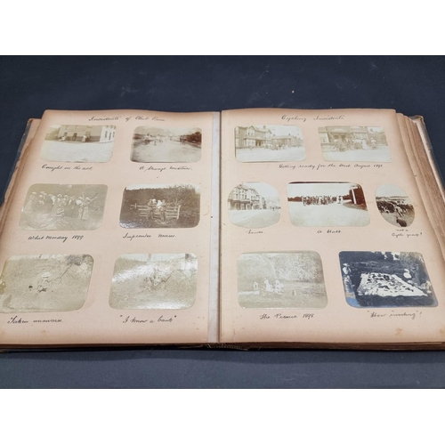 41 - PHOTOGRAPH ALBUM: BRITISH and EUROPEAN TOUR: an interesting album of approx 380 small-format albumen... 