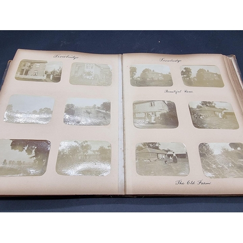 41 - PHOTOGRAPH ALBUM: BRITISH and EUROPEAN TOUR: an interesting album of approx 380 small-format albumen... 