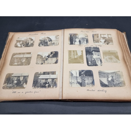 41 - PHOTOGRAPH ALBUM: BRITISH and EUROPEAN TOUR: an interesting album of approx 380 small-format albumen... 