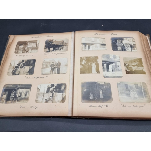 41 - PHOTOGRAPH ALBUM: BRITISH and EUROPEAN TOUR: an interesting album of approx 380 small-format albumen... 